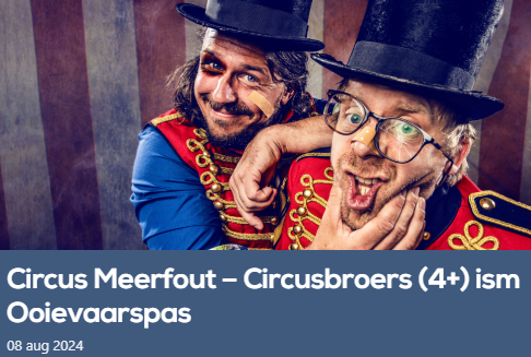 Circus Meerfout - Circusbroers (4+)