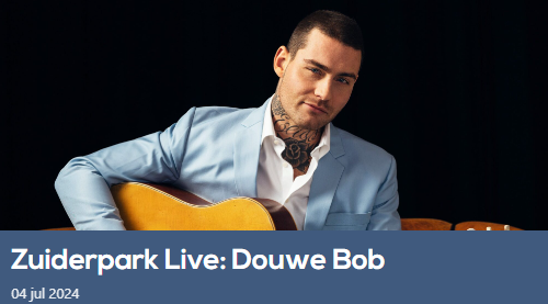 Zuiderpark Live: Douwe Bob